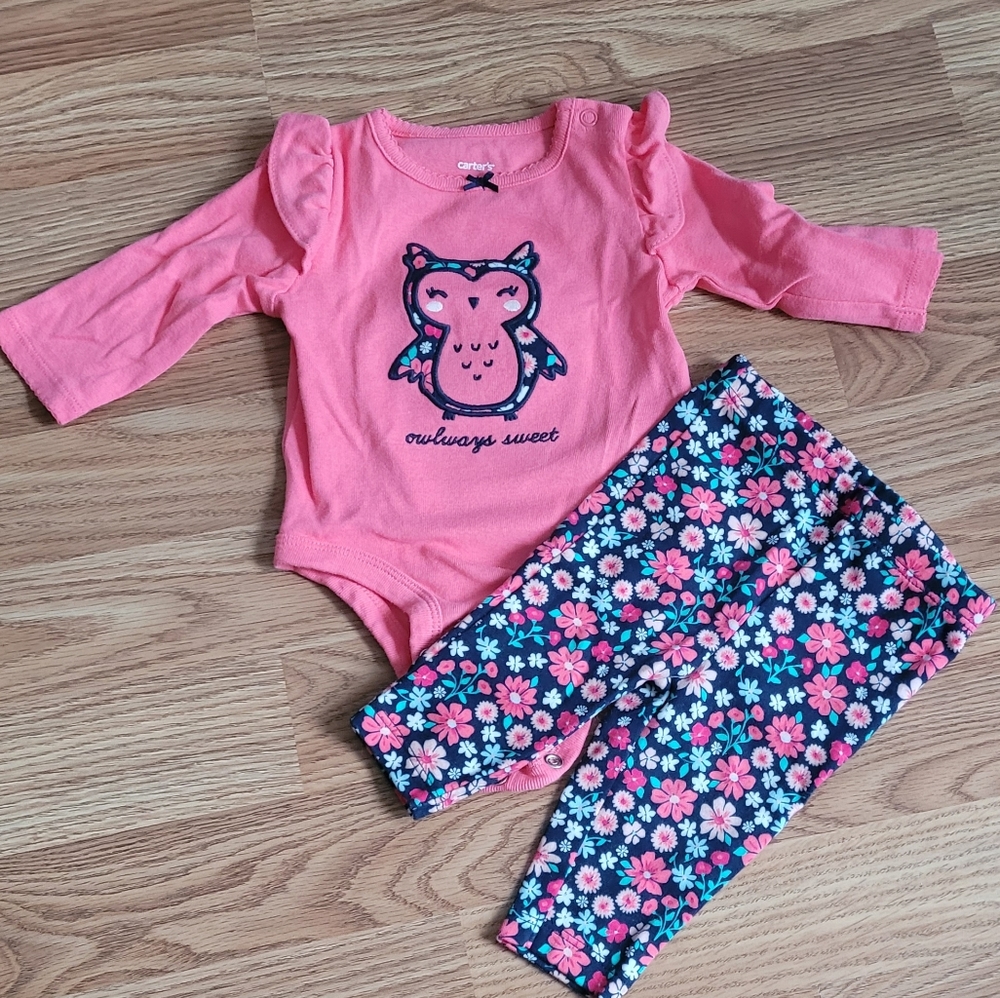 Floral Owl set